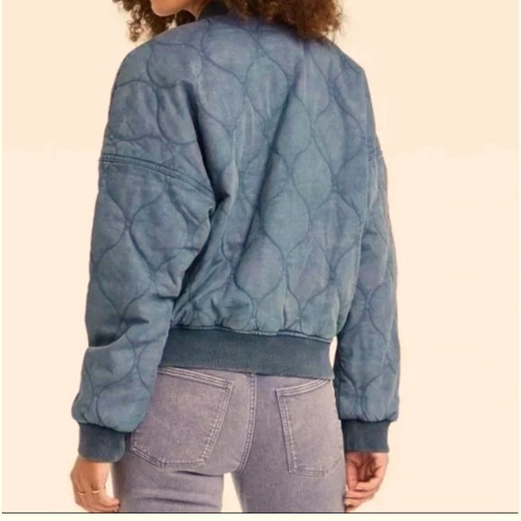 Quilted 💙 Jacket Coat Blue Medium by Universal Thread - Picture 2 of 11